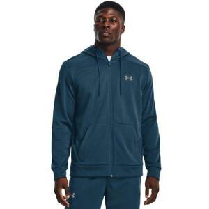 Under Armour Pánská mikina Armour Fleece FZ Hoodie petrol blue L