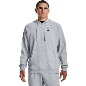 Under Armour Pánská bavlněná mikina Rival Fleece 1/2 Zip HD - velikost S mod gray light heather M