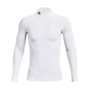 Under Armour Pánské zimní kompresní triko CG Armour Comp Mock white 3XL, Bílá, XXXL