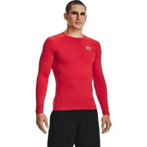 Under Armour Pánské kompresní triko HG Armour Comp LS red L, Červená