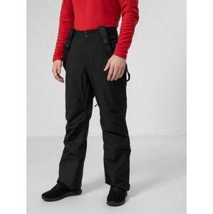 4F Pánské lyžařské kalhoty, deep, black, XL