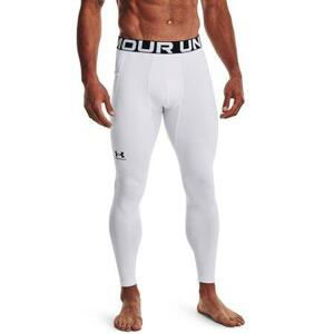 Under Armour Pánské zimní kompresní legíny CG Armour Leggings white XL, Bílá