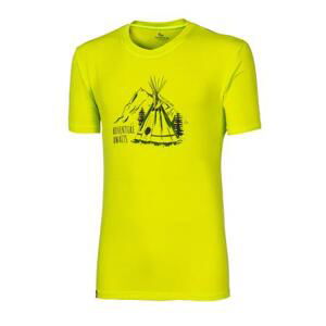 PROGRESS PIONEER "TEEPEE" mens bamboo T-shirt L sv.zelená, Světle