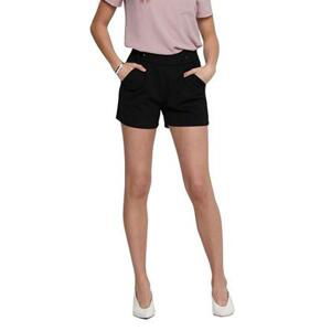 Jacqueline de Yong Dámské kraťasy JDYGEGGO Regular Fit 15203098 Black BLACK BUTTON XS