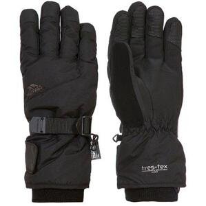 Trespass Lyžařské unisexové rukavice Ergon II black M, Černá