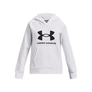 Under Armour Rival Fleece Bl Hoodie K bílá