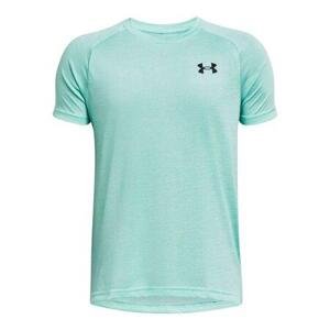 Under Armour Chlapecké triko Tech 2.0 SS neo turquoise YM, 137, –, 150