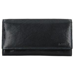 Lagen Dámská kožená peněženka v-40/t Black