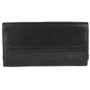 Lagen Dámská kožená peněženka W-2025/T BLK