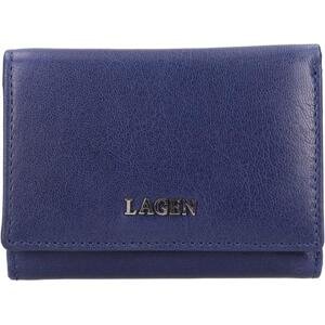 Lagen Dámská kožená peněženka LG-2152 INDIGO
