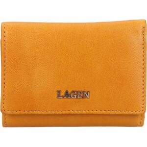 Lagen Dámská kožená peněženka LG-2152 YELLOW