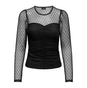 Jacqueline de Yong Dámské triko JDYGABBY Regular Fit 15305356 Black XL