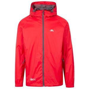 Trespass Nepromokavá bunda Qikpac Jacket red XL, Červená