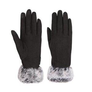 Trespass Dámské zimní rukavice Betsy black XS/S, Černá