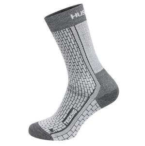 Husky Ponožky Treking grey/grey XL (45-48), 45 - 48