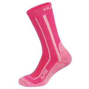 Husky Ponožky Alpine pink M (36-40), 36 - 40