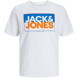 Jack&Jones Pánské triko JCOBOX Standard Fit 12248123 White L