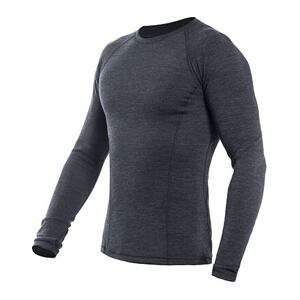 SENSOR MERINO BOLD pánské triko dl.rukáv anthracite gray Velikost: XXXL