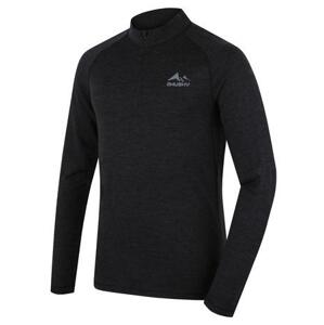 Husky Merino termoprádlo triko Merow zip M black L