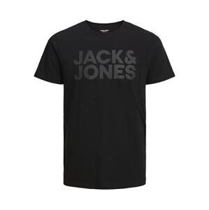 Jack&Jones Pánské triko JJECORP Slim Fit 12151955 Large/Black XXL