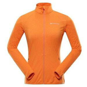 ALPINE PRO Dámská rychleschnoucí mikina NOLLA spicy orange M