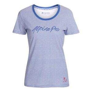 Alpine Pro triko dámské krátké MAARA modré M
