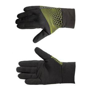 PROGRESS COOLIO GLOVES dětské zimní rukavice 3-4 černá/limetka