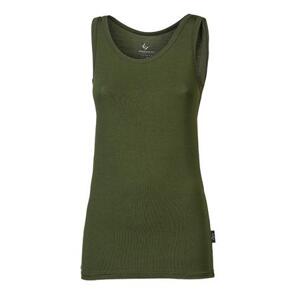 PROGRESS CELEBRITY ladies bamboo singlet S khaki