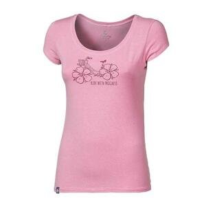 PROGRESS LIBERTA "FLOWBIKE" dámské triko s bambusem XL růžová