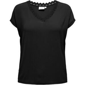 ONLY CARMAKOMA Dámské triko CARTANI Regular Fit 15315754 Black 3XL/4XL, XXXL