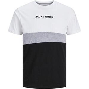 Jack&Jones Pánské triko JJEREID Standard Fit 12233961 White S