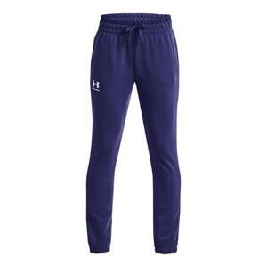 Under Armour Dívčí tepláky Rival Terry Jogger - velikost YM sonar blue YM