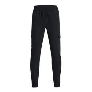 Under Armour Chlapecké tepláky Pennant Woven Cargo Pant - velikost YL black YS