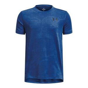 Under Armour Dětské funkční tričko Tech Vent Jacquard SS blue mirage YS