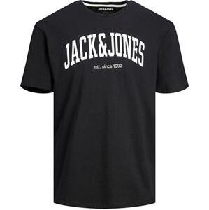 Jack&Jones Pánské triko JJEJOSH Relaxed Fit 12236514 Black S