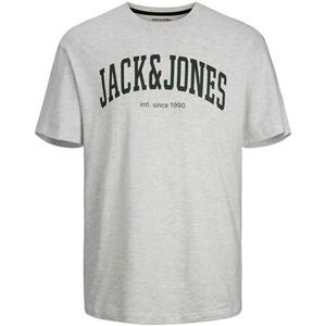 Jack&Jones Pánské triko JJEJOSH Relaxed Fit 12236514 White Melange L