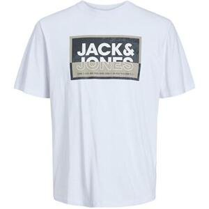 Jack&Jones Pánské triko JCOLOGAN Standard Fit 12253442 White XXL