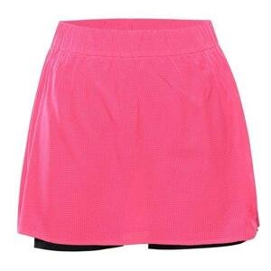 ALPINE PRO Dámská rychleschnoucí sukně LOOWA neon knockout pink L
