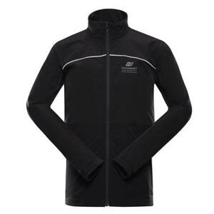 ALPINE PRO Pánská softshellová bunda GEROC black L, Černá