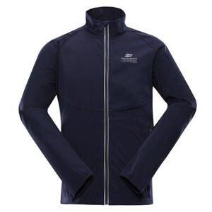 ALPINE PRO Pánská softshellová bunda s membránou MULT mood indigo XXXL, Modrá