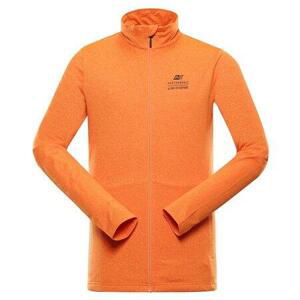 ALPINE PRO Pánská rychleschnoucí mikina GOLL orange tiger XXXL, Oranžová