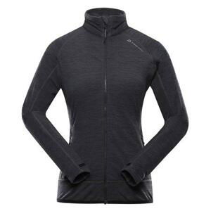 ALPINE PRO Dámská rychleschnoucí mikina ONNECA black XL, Černá