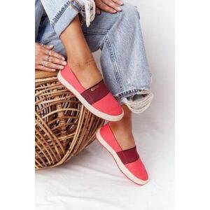 Big Star Shoes Espadrilles On A Braided Sole Big Star Red Velikost: 39