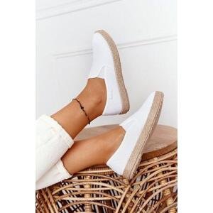 Big Star Shoes Espadrilles On A Braided Sole Big Star White Velikost: 40