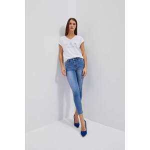 MOODO DÁMSKÉ JEANS L-JE-4012 MODRÁ Velikost: XS