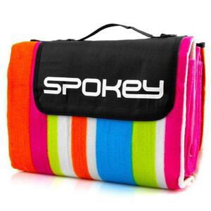 Spokey PICNIC RAINBOW Pikniková deka  s popruhem, 180x210 cm