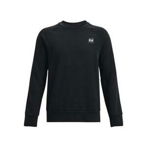 Under Armour Dětská bavlněná mikina Rival Fleece Crew, Černá, 137, –, 150