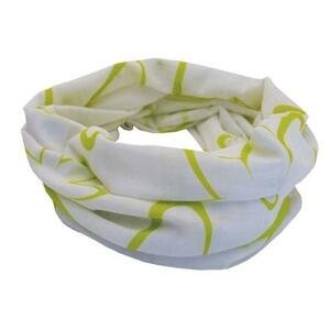 Sportovní šátek SULOV, bílo-zelený