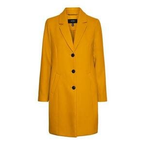 Vero Moda Dámský kabát VMCALACINDY Regular Fit 10267120 Golden Yellow Solid S