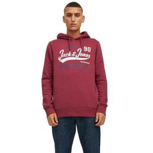 Jack&Jones Pánská mikina JJELOGO Regular Fit 12210824 Rhododendron XL